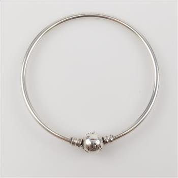 Pandora Sterling Silver Moments Bangle Bracelet