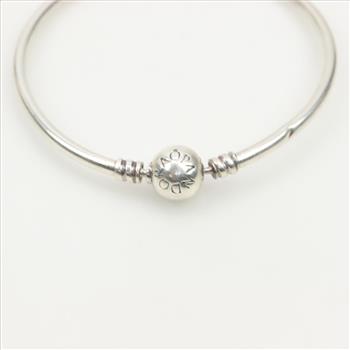 Pandora Sterling Silver Moments Bangle Bracelet
