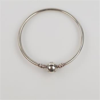 Pandora Sterling Silver Moments Bangle Bracelet