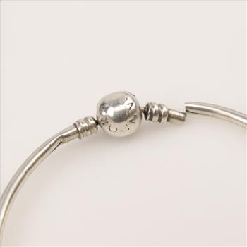 Pandora Sterling Silver Moments Bangle Bracelet