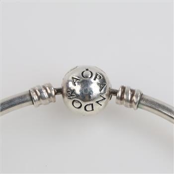 Pandora Sterling Silver Moments Bangle Bracelet