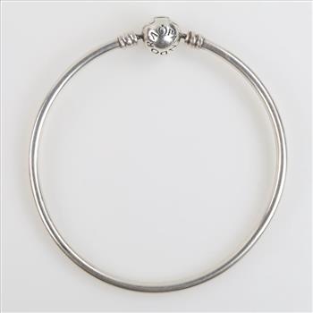 Pandora Sterling Silver Moments Bangle Bracelet