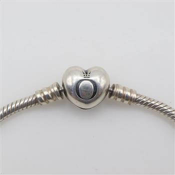 Pandora Sterling Silver Moments Heart Clasp Bracelet