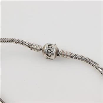 Pandora Sterling Silver Moments Snake Chain Bracelet