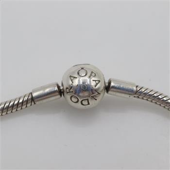 Pandora Sterling Silver Moments Snake Chain Bracelet
