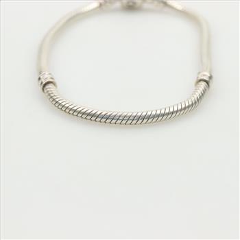 Pandora Sterling Silver Moments Snake Chain Bracelet