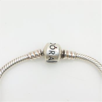 Pandora Sterling Silver Moments Snake Chain Bracelet
