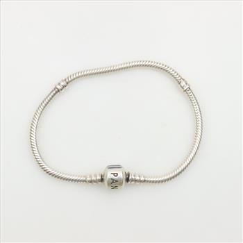 Pandora Sterling Silver Moments Snake Chain Bracelet