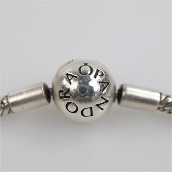 Pandora Sterling Silver Moments Snake Chain Bracelet