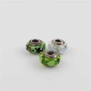 Pandora Sterling Silver Murano Glass Charms