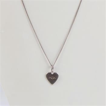 Pandora Sterling Silver Necklace With Charm, 2 Pieces