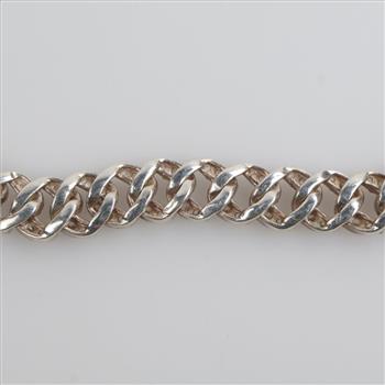Pandora Sterling Silver Pave Cuban Chain Bracelet