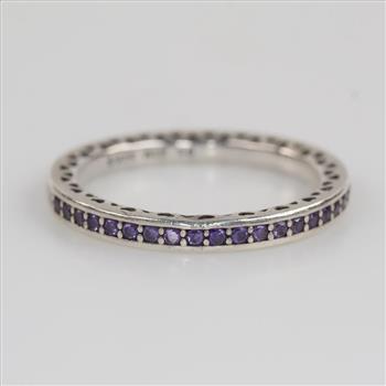 Pandora Sterling Silver Radiant Hearts Ring