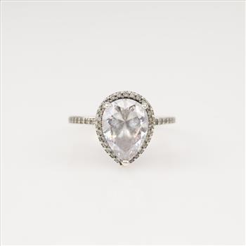 Pandora Sterling Silver Radiant Teardrop Ring