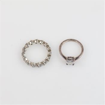 Pandora Sterling Silver Rings, 2 Pieces