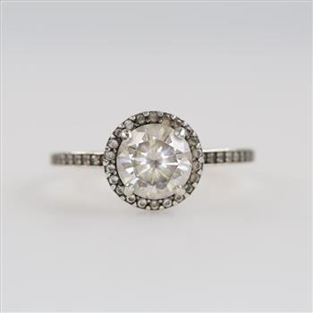 Pandora Sterling Silver Round Sparkle Ring