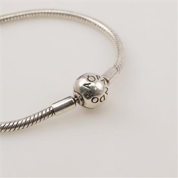 Pandora Sterling Silver Snake Bracelet