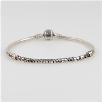Pandora Sterling Silver Snake Chain Bracelet