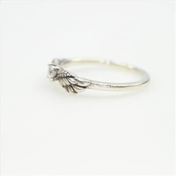 Pandora Sterling Silver Sparkling Angel Wings Ring
