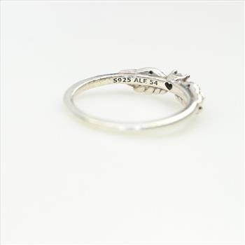 Pandora Sterling Silver Sparkling Angel Wings Ring