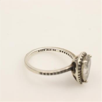 Pandora Sterling Silver Sparkling Halo Ring