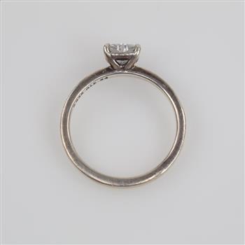 Pandora Sterling Silver Sparkling Heart Solitaire Ring