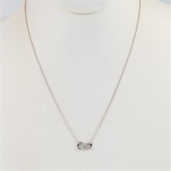 Pandora Sterling Silver Sparkling Infinity Collier Necklace