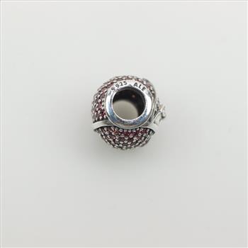 Pandora Sterling Silver Sparkling Jolly Santa Charm