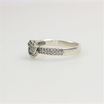 Pandora Sterling Silver Sparkling Love Knot Ring