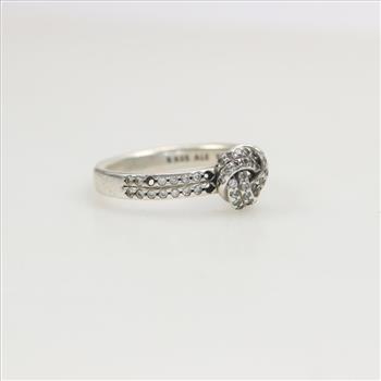 Pandora Sterling Silver Sparkling Love Knot Ring