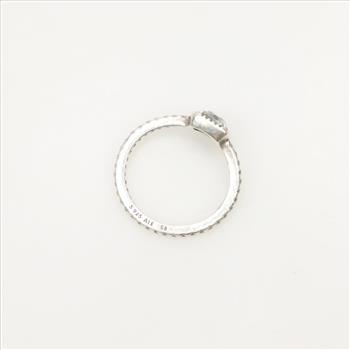 Pandora Sterling Silver Sparkling Square Halo Ring