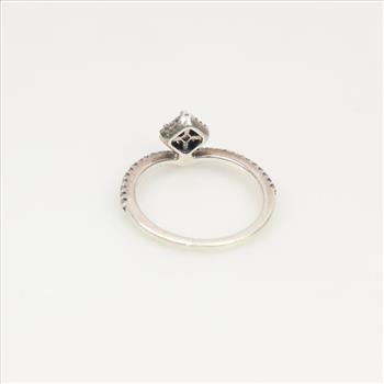 Pandora Sterling Silver Square Sparkle Wishbone Ring