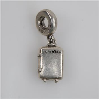 Pandora Sterling Silver Suitcase Dangle Charm