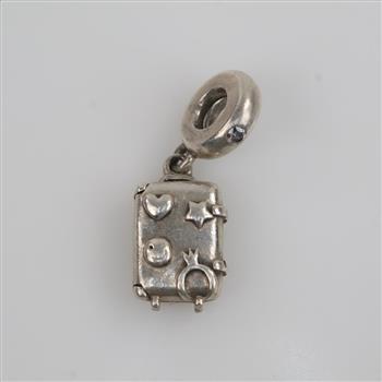 Pandora Sterling Silver Suitcase Dangle Charm