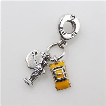 Pandora Sterling Silver Symbols Of New York City Dangle Charm