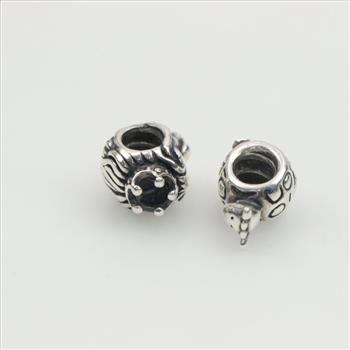 Pandora Sterling Silver Zoo Animals Charms, 2 Pieces