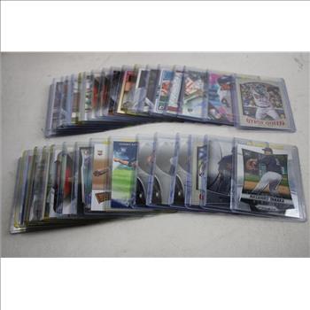 Panini, Topps, Upper Deck Baseball Trading Cards, 34 Pieces