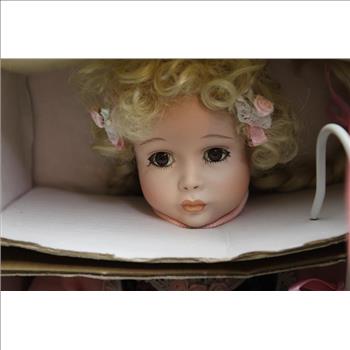 Paradise Galleries Ginger Porcelain Doll