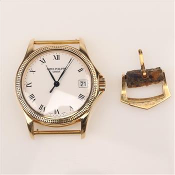 Patek Philippe Calatrava 18kt Gold Watch-Evaluated By Our Certified Gemologist-AGS/GIA