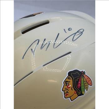 Patrick Sharp Autographed Chicago Blackhawks Mini Helmet