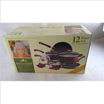 Paula Deen 12 Piece Porcelain Nonstick Pot/pan Set