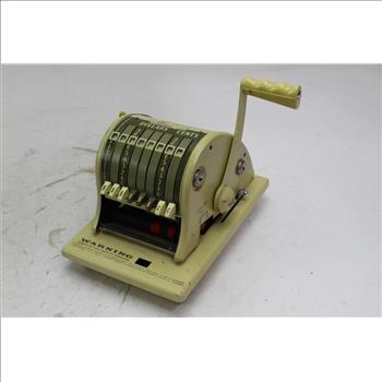 Paymaster Vintage Check Writer