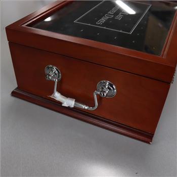 PCS Stamps And Coins The Last US Silver Dimes Wooden Display Case