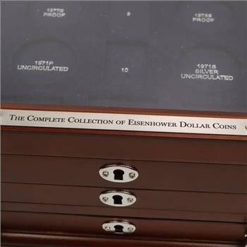 PCS Stamps & Coins, The Complete Collection Of Eisenhower Dollar Coin Box