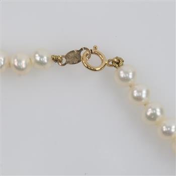 Pearl Bracelet 14kt Clasp