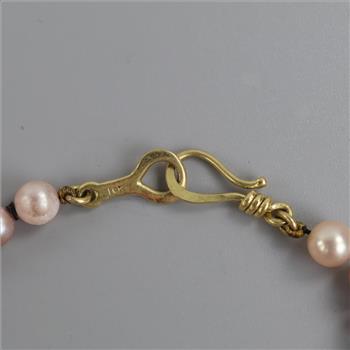 Pearl Bracelet 18kt Gold Clasp