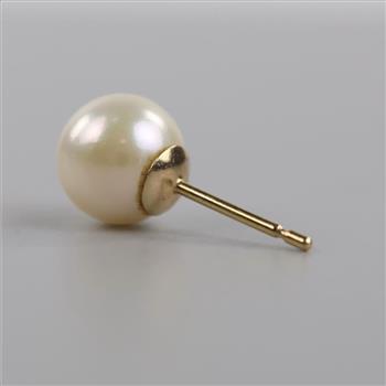 Pearl Earring 14kt Gold Post