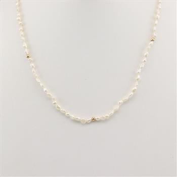 Pearl Necklace 14kt Gold Clasp
