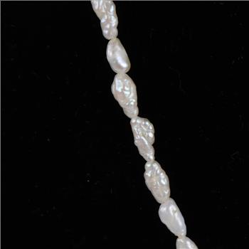 Pearl Necklace 14kt Gold Clasp