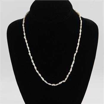 Pearl Necklace 14kt Gold Clasp